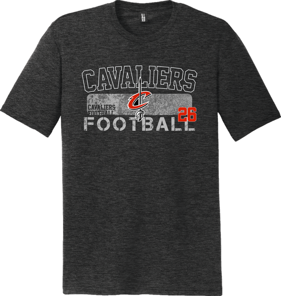 Cavaliers Football Tri-Blend T-Shirt