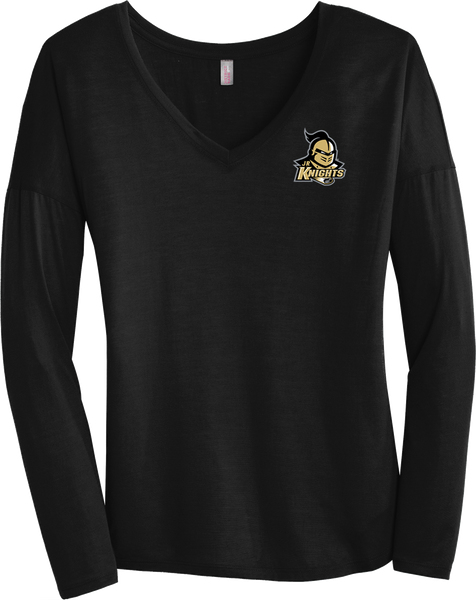 Jr. Knights Hockey Ladies Drapey Long Sleeve Tee