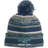 DRS Hockey Sideline Pom Pom Beanie