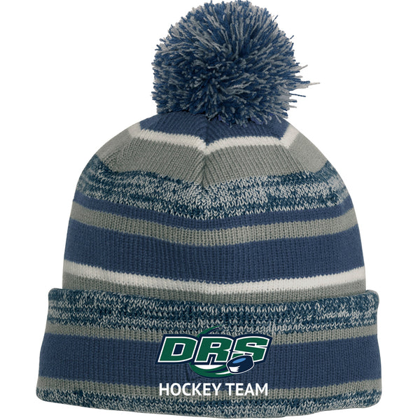DRS Hockey Sideline Pom Pom Beanie