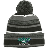 DRS Hockey Sideline Pom Pom Beanie
