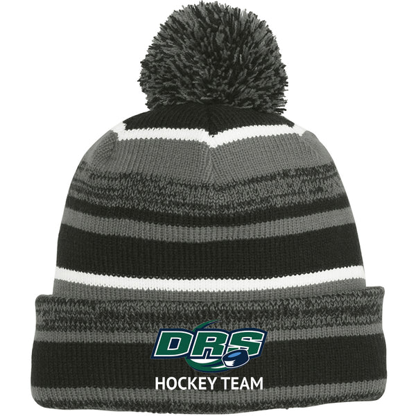 DRS Hockey Sideline Pom Pom Beanie