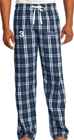 Jr. Bolts Flannel Plaid Pant