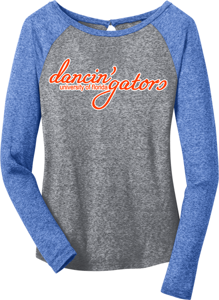 Dancin' Gators Microburn Long Sleeve Raglan Tee