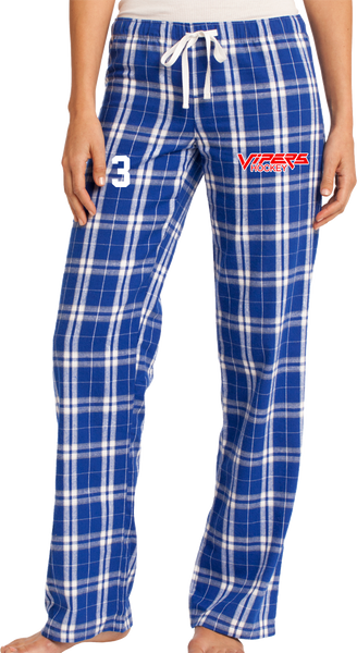 Vipers Ladies Flannel Plaid Pant