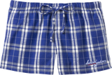 Dancin' Gators Juniors Flannel Plaid Shorts