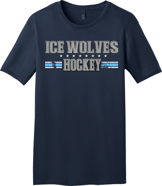Newsome Ice Wolves Hockey T-shirt with Player Number
