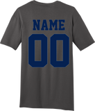 Livonia Stevenson Hockey Charcoal Gray T-shirt with Player Number