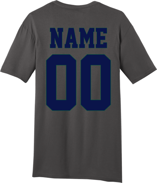 Jr. Everblades Charcoal Gray T-shirt with Player Number