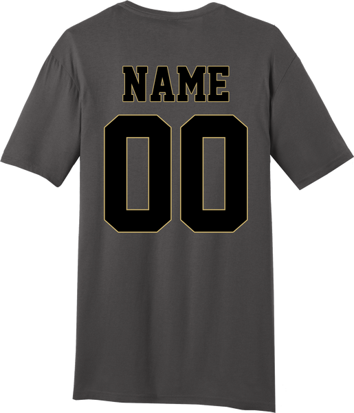 Wake Forest Charcoal Gray T-shirt with Player Number