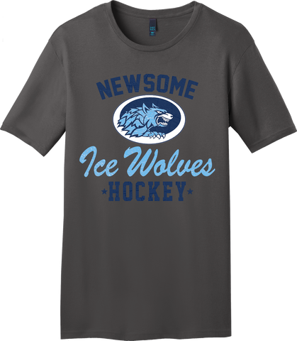 Newsome Charcoal Gray T-shirt with Player Number