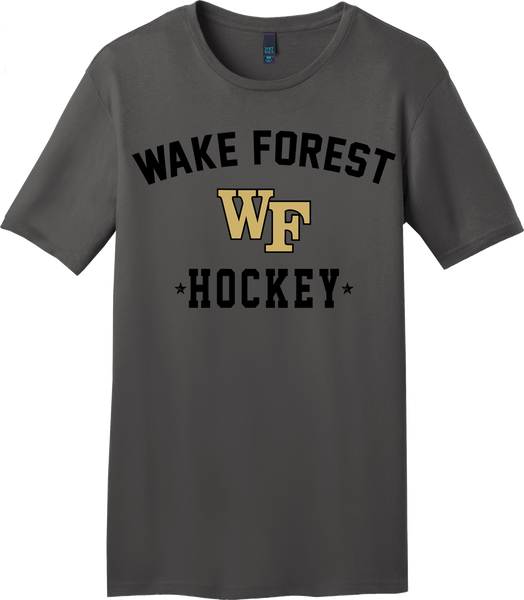 Wake Forest Charcoal Gray T-shirt with Player Number