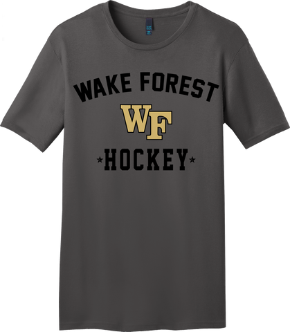 Wake Forest Charcoal Gray T-shirt with Player Number