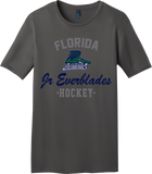 Jr. Everblades Charcoal Gray T-shirt with Player Number
