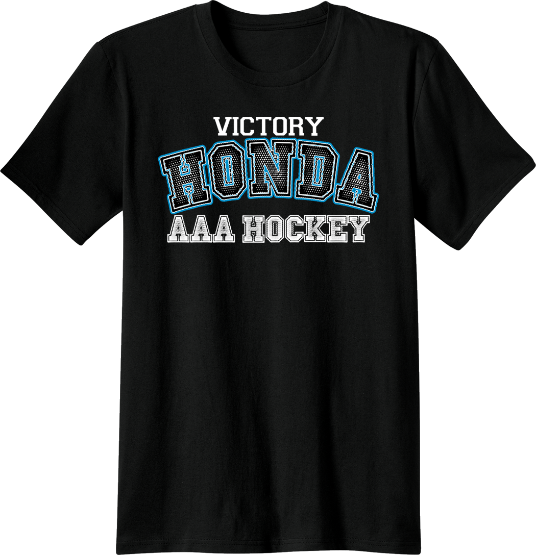 Victory Honda AAA Hockey Black Accelerator T-Shirt