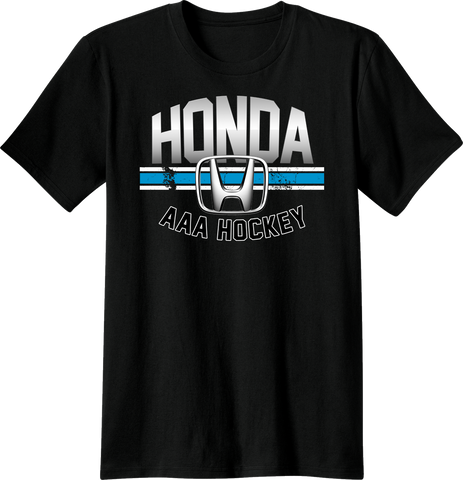 Victory Honda AAA Hockey Black Gradient T-Shirt