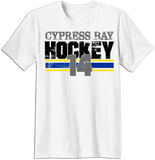Cypress Bay Boarded T-shirt with Player Number