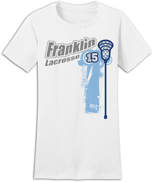 Franklin Lacrosse Faded Logo Alley Tee