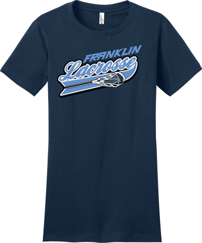 Franklin Lacrosse Navy Tail Tee