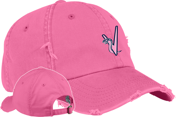 Sarasota Vipers Pink Distressed Cap