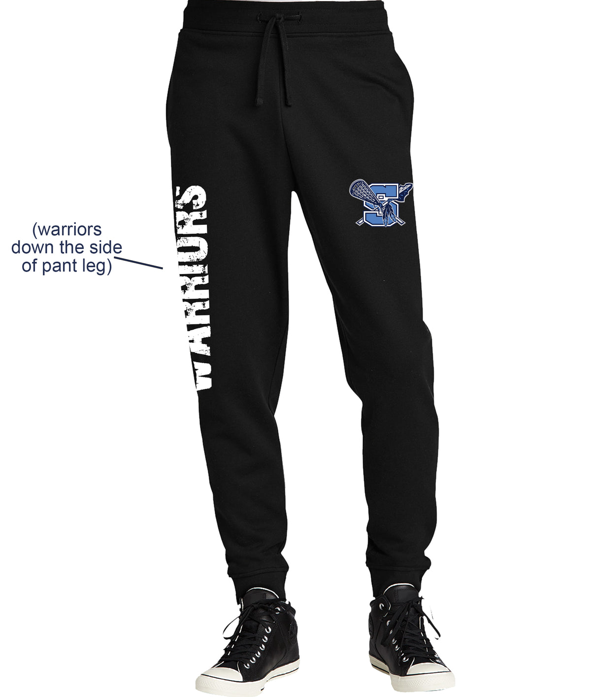Warriors Lacrosse Fleece Jogger
