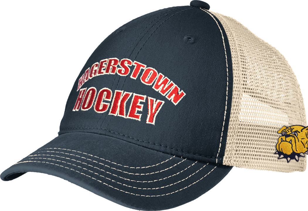 Hagerstown Bulldogs Hockey Soft Vintage Mesh Back Cap