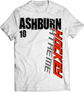 Custom Team Slashed T-shirt with Player Number