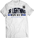 Custom Team Distressed Arch T-shirt with Player Number