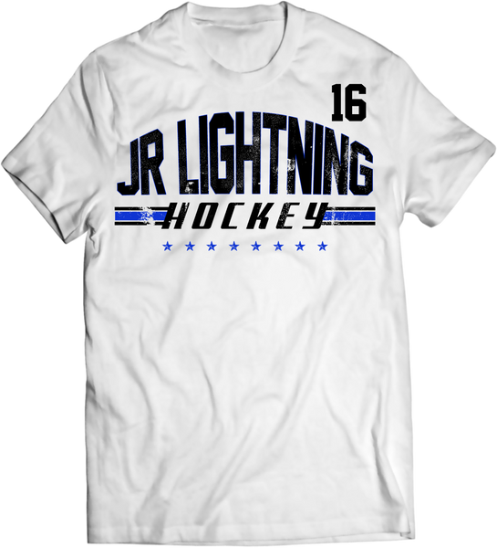 Custom Team Distressed Arch T-shirt with Player Number