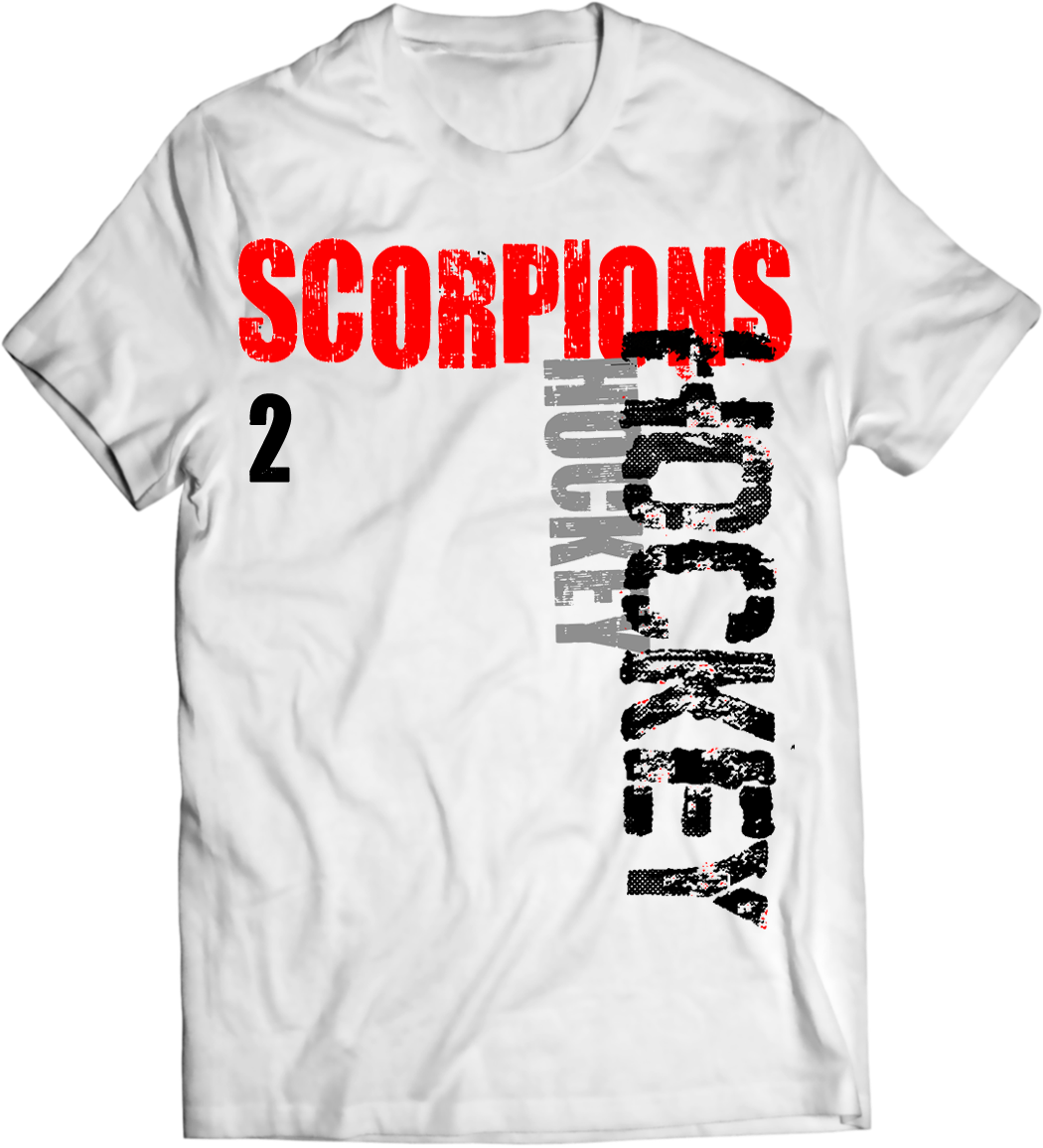 Custom Team Cross Check T-shirt with Player Number