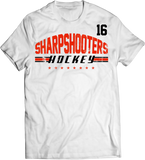 Custom Team Distressed Arch T-shirt with Player Number
