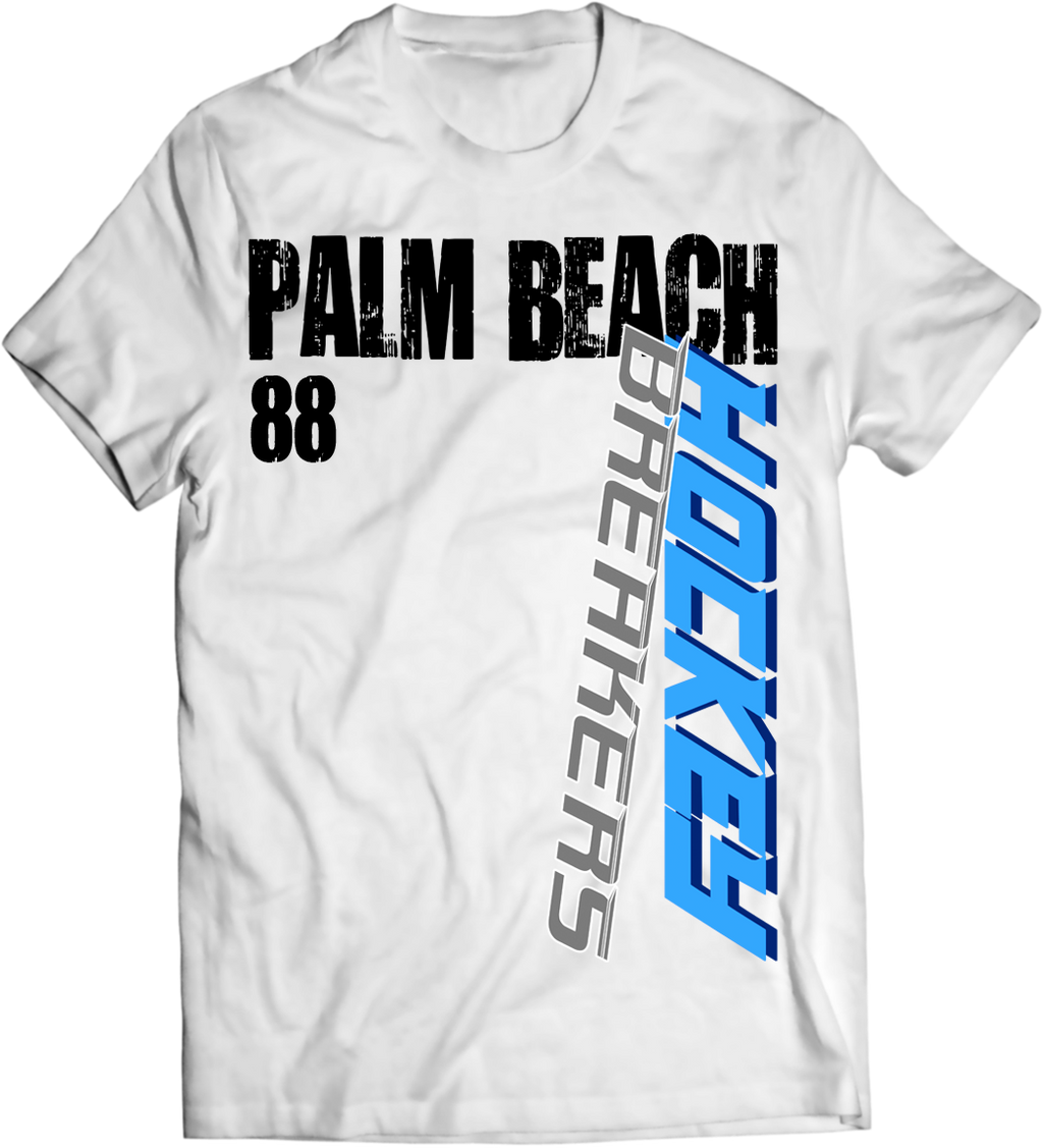 Custom Team T-shirt with Player Number (Designs A, B, C)