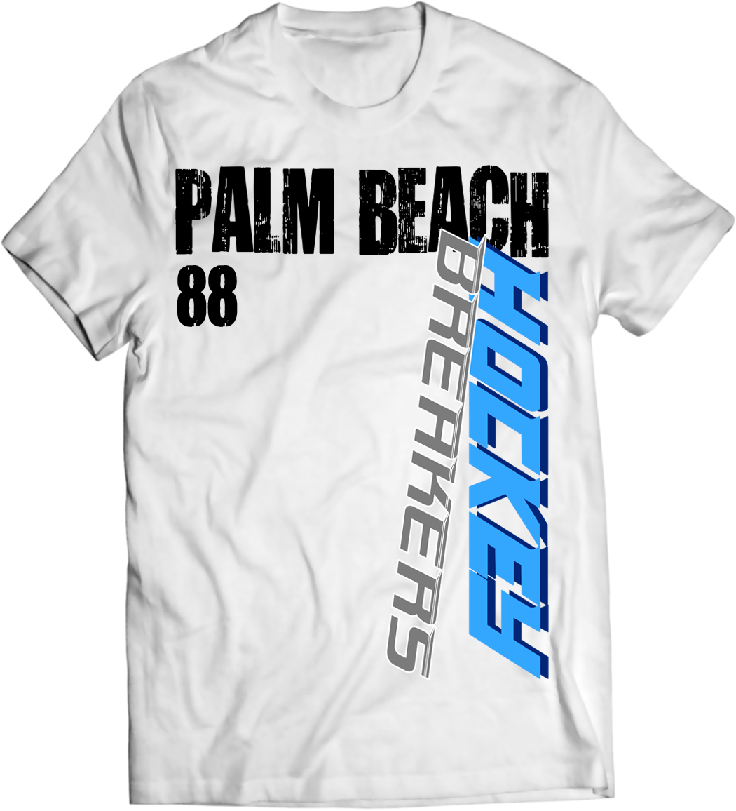 Custom Team T-shirt with Player Number (Designs A, B, C)