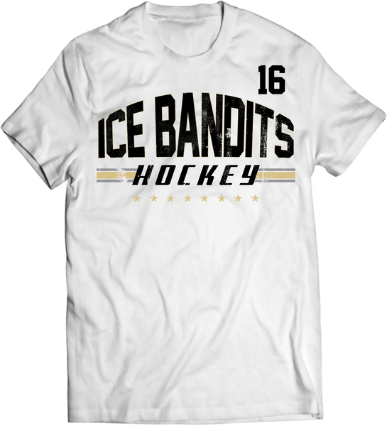 Custom Team Distressed Arch T-shirt with Player Number