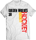 Custom Team Cross Check T-shirt with Player Number