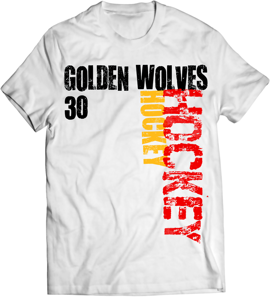 Custom Team Cross Check T-shirt with Player Number