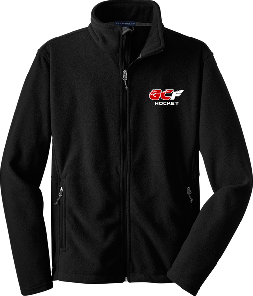 Gulf Coast Flames Mens Fleece Jacket