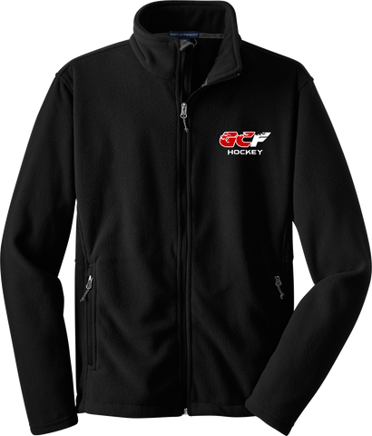 Gulf Coast Flames Mens Fleece Jacket