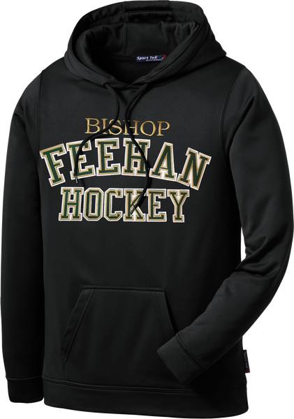 Bishop Feehan Twill Sport-Wick Fleece Hoodie w/ Player Number