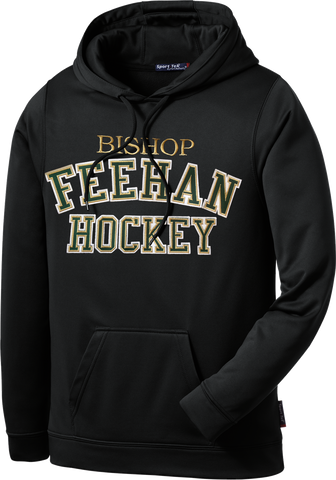 Bishop Feehan Twill Sport-Wick Fleece Hoodie w/ Player Number