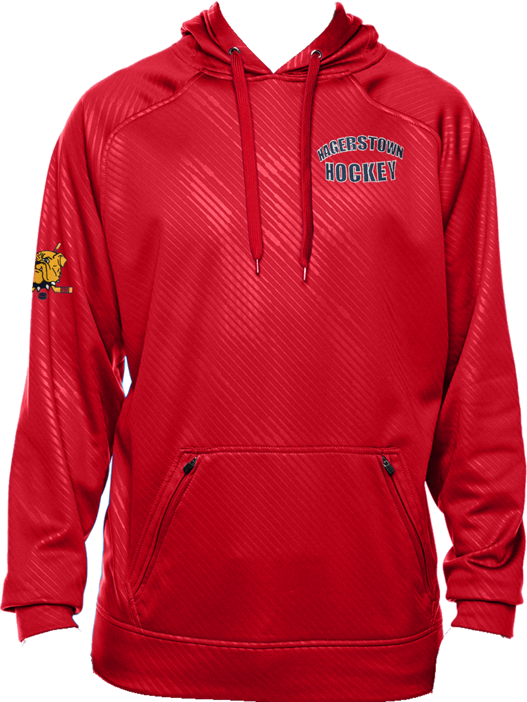Hagerstown Bulldogs Hockey Volt Polyester Fleece Hood