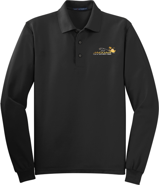 Jaguar Club of Southwest Florida Silk Touch Long Sleeve Polo