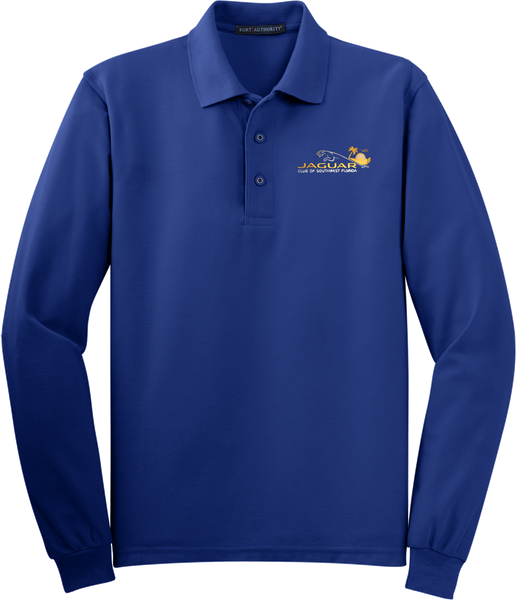 Jaguar Club of Southwest Florida Silk Touch Long Sleeve Polo