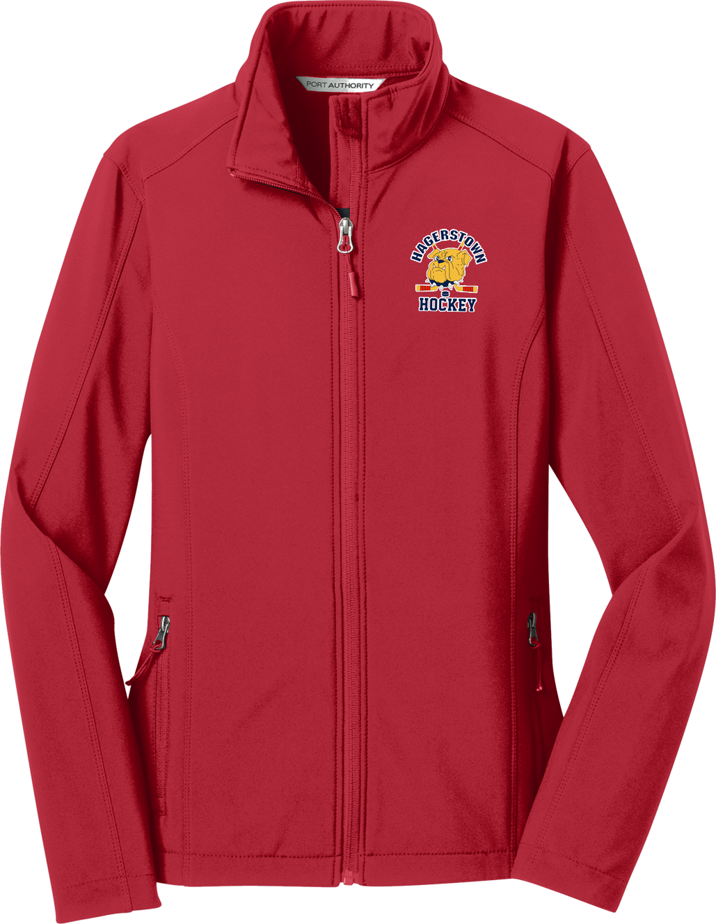 Hagerstown Bulldogs Hockey Ladies Core Soft Shell Jacket