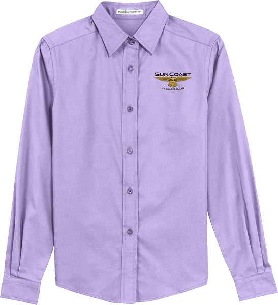 Sun Coast Jaguar Club Ladies Easy Care Long Sleeve Shirt