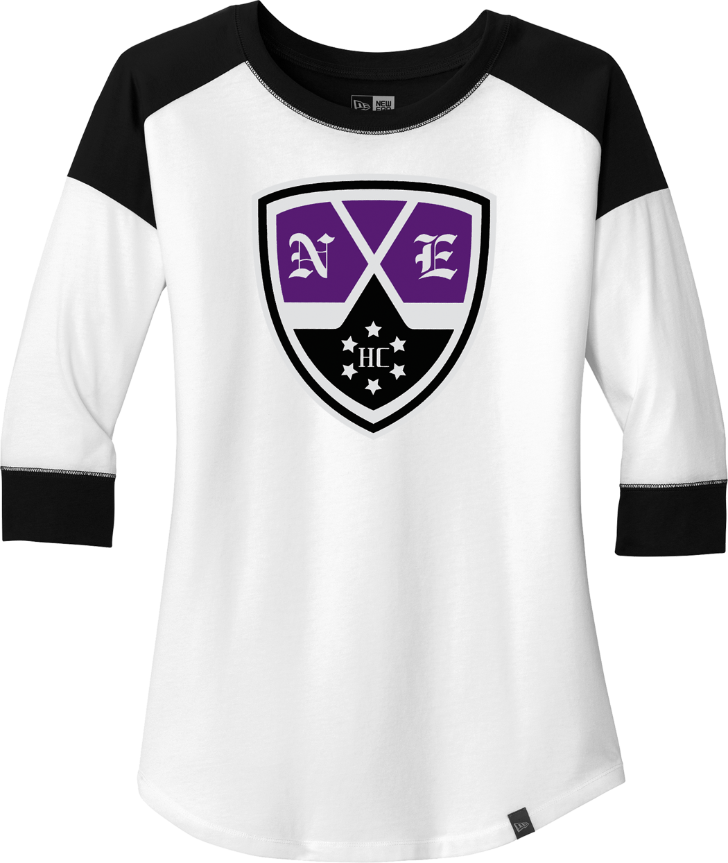 NEHC NewEra Ladies Heritage Blend 3/4-Sleeve Raglan Tee