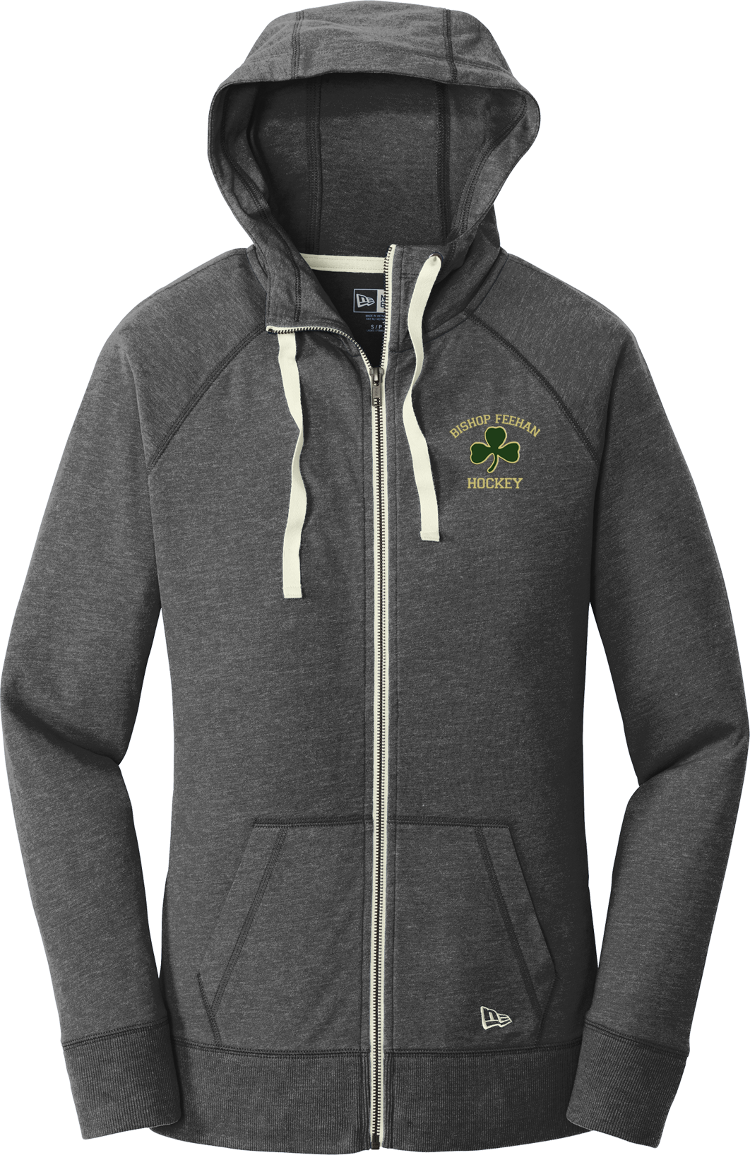 Bishop Feehan NewEra Ladies Sueded Cotton Full-Zip Hoodie