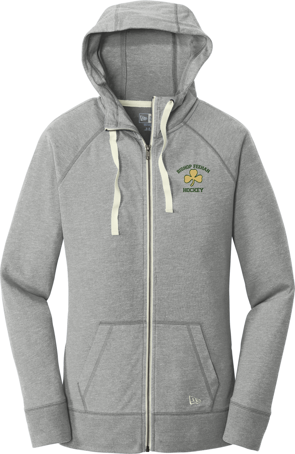 Bishop Feehan NewEra Ladies Sueded Cotton Full-Zip Hoodie