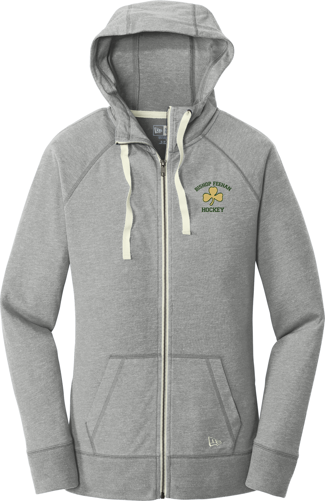 Bishop Feehan NewEra Ladies Sueded Cotton Full-Zip Hoodie
