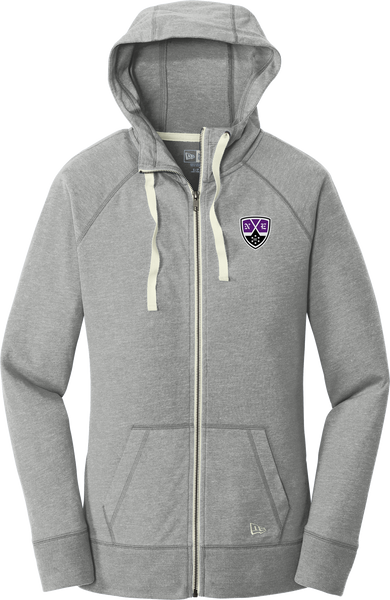 NEHC NewEra Ladies Sueded Cotton Full-Zip Hoodie